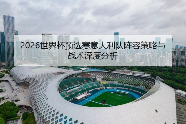 2026世界杯预选赛意大利队阵容策略与战术深度分析